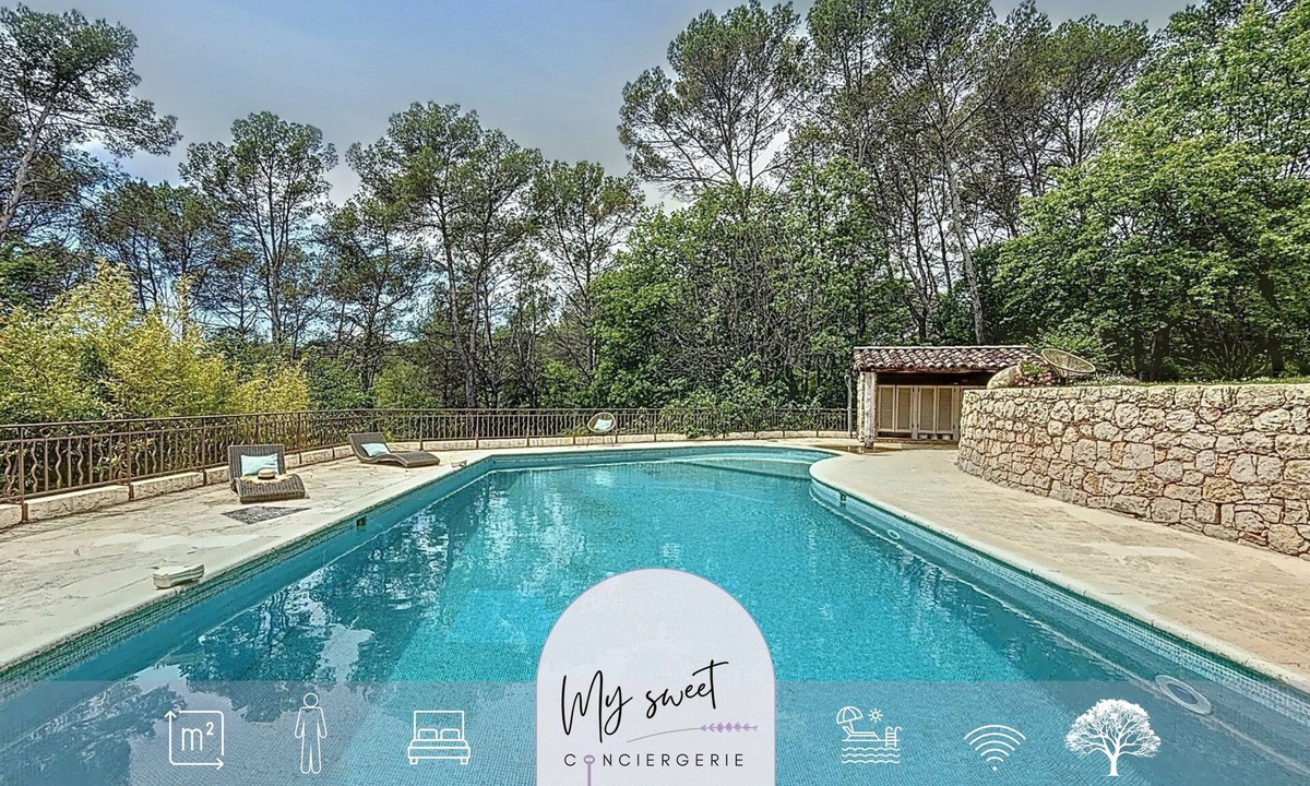 Le Collet Villa | Villa de Luxe au Style Provençal, Piscine, vue Dominante sur la Nature