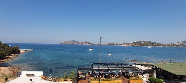 Amazing View from the balcony in Palaia Fokaia