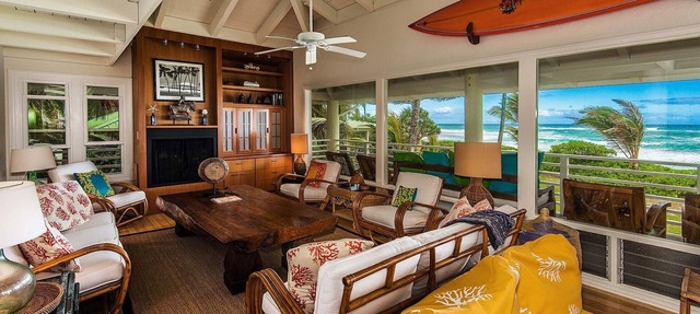 Beachfront Tropical Dream House! TVNC#4299 in Hanalei