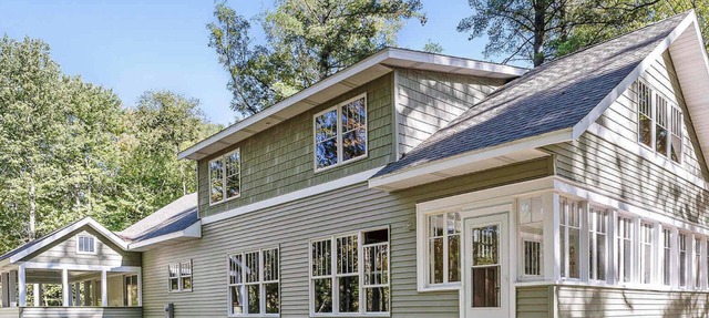 Impressive Dual Woods and Lake Homes That Sleep 32 in Pullman