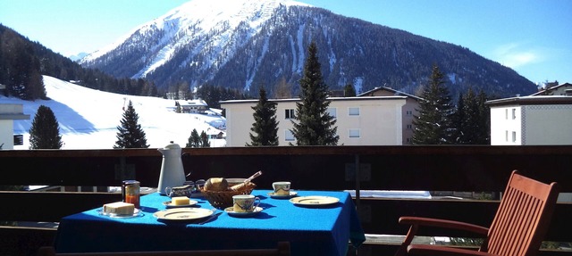Sunny 3.5 room apartment in a quiet but central location in Davos