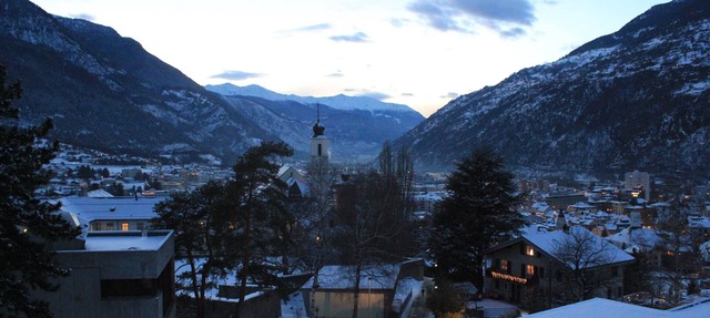 Top of Brig, with fantastic panoramic view in Brig